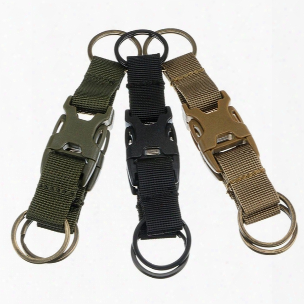 Outdoor Multi - Functional Tactical Pockets Backpack Three - Ring Key Chain Accessories Sports Hanging Accessories Accessories Deduction