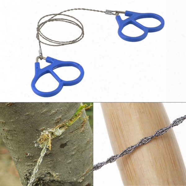 Outdoor Plastic Steel Wire Saw Ring Scroll Emergency Survival Gear Travel Camping Hiking Hunting Climbing Survival Tool Hot Sale