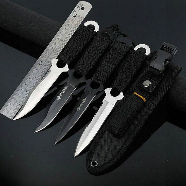 Outdoor Survival Portable Knife Hunting Camping Alley Knife Diving Knives United States Leggings Straight Knife