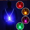 5 Colors LED Running Vest Belt High Visibility With Reflective Belt for Safety Running and Cycling CCA7439 100pcs
