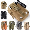 Mixcolors 1000D Tactical Molle Oxford Waist Belt Bags Wallet Pouch Purse Outdoor Sport tactica Waist Pack EDC Camping Hiking Bag