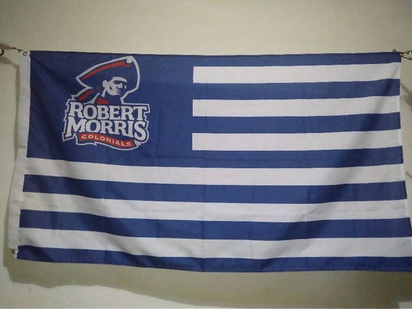 Robert Morris Colonials Flag 90 X 150 Cm Polyester Ncaa Stars & Stripes Outdoor Banner