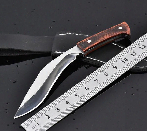 Steel 3cr13 Edc Portable Outdoor Climbing Knife Self-defence Knife Dogleg Camping Knife