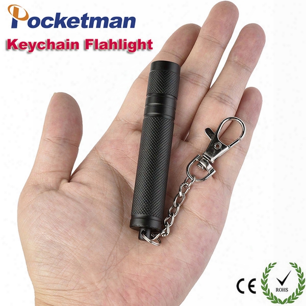 Super Bright Mini Portable 1000lm Cree Xpe Led Keychain Flashlight Zaklamp Outdoor Camping Cycling Light Penlight Torch Aaa