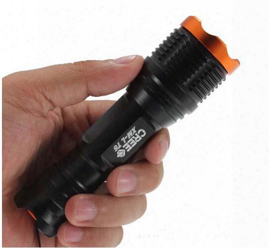 Tacti Cal 12w Ultraire 1800lumen Cree Xml Xm-l T6 Zoomable Foocus Flashlight Torch By1 8650 Batttery 7 Mode Kc-01