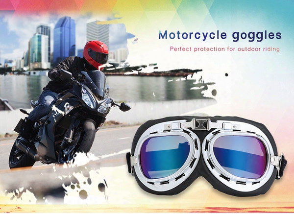 Unisex Motorcycle Motorbike Motocross Riding Goggles Outdoor Glasses Motor Eyewear Cycling Wind Protection Protect For Harley 205144504