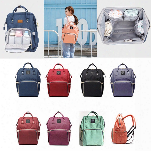 Wholesale Diaper Bags Mommy Backpack Nappies Backpack Fashion Mother Maternity Backpacsk Outdoor Desinger Nursing Travel Bags Organizer