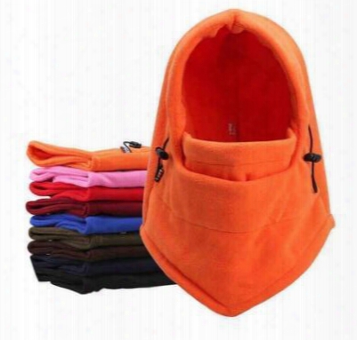 Winter Outdoor Thick Fleece Balaclava Increase Multifunctional Hat Hat Windproof Cardinal's Office Mask Cs