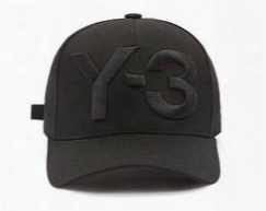 Y-3 Black Men Baseball Hat Women Curved Snapback Strapback Sport Golf Hip-hop Caps Adjustable Outdoor Hiking Camping Summer Sun Hats