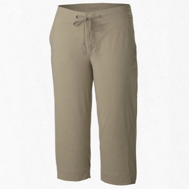 Columbia Wome N' S Anytime Outdoor Capris, Extended Sizes Tan