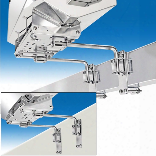 Dual Extended Square/flat Or Side, Bulkhead Rail Mount For Magma Rectangular Gas Grills