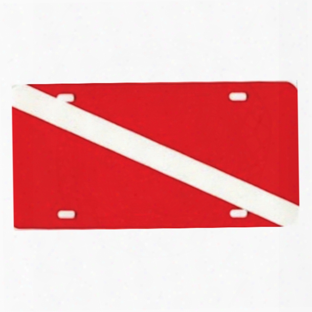 Marine Sports Pvc Dive Flag Licence Plate