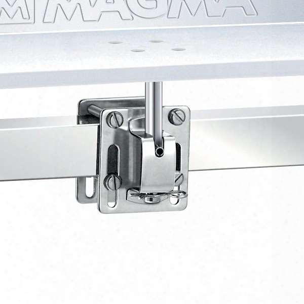 Single Side/bulkhead Or Square/flat Rail Mount For Magma Rectangular Grill