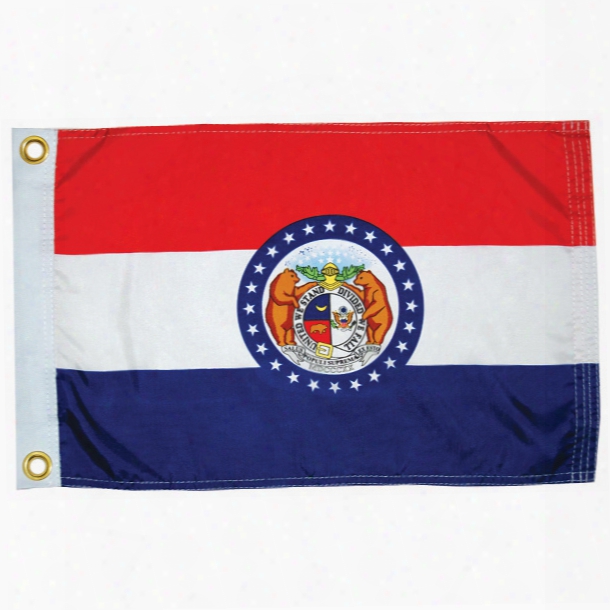 Taylor Made Missouri State Flag, 12" X 18