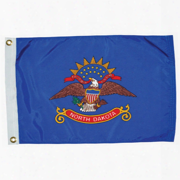 Taylor Made North Dakota State Flag, 12" X 18