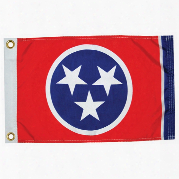 Taylor Made Tennesse State Flag, 12" X 18