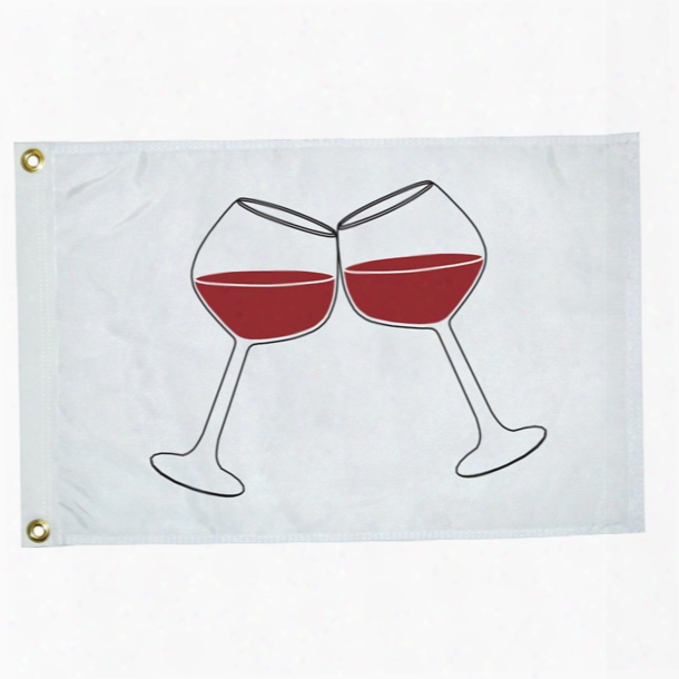 Taylor Made Wine Glass Novelty Flag