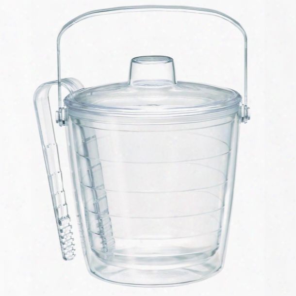 Tervis Clear Ice Bucket With Tongs