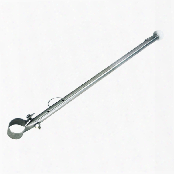 Whitecap 14&q Uot; Stainless Steel Clamp-on Flagpole Staff