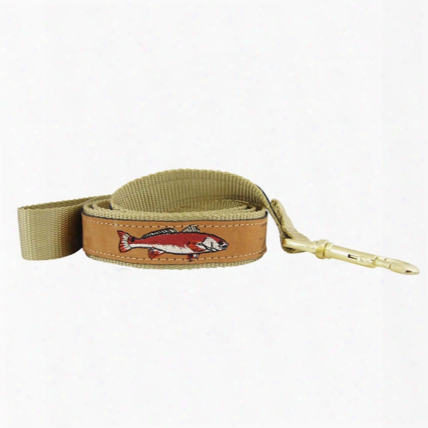 Zeppelin 4' Leather Pet Leash Tan