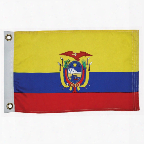Taylor Made Ecuador Courtesy Flag, 24" X 36