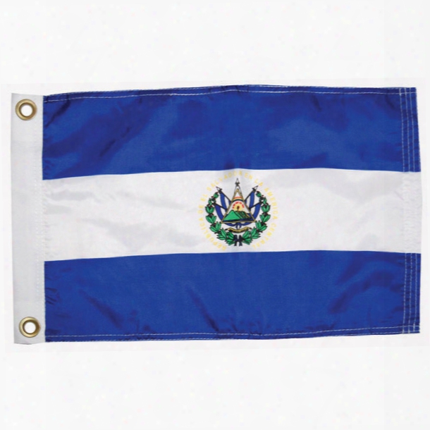 Taylor Made El Salvador Courtesy Flag, 12" X 18