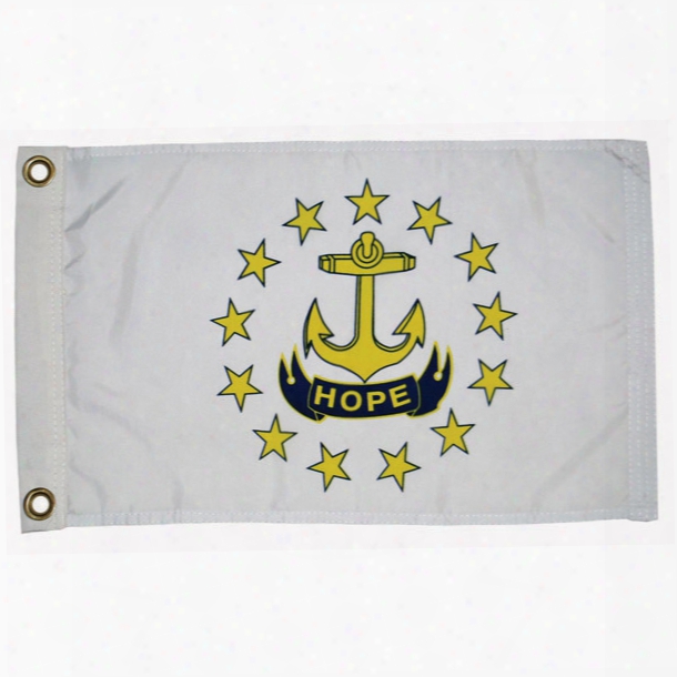 Taylor Made Rhode Islan Dstate Flag, 12" X 18