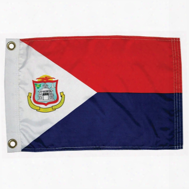 Taylor Made St Maarten Courtesy Flag, 12" X 18