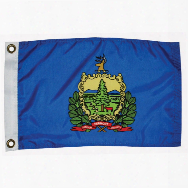 Taylor Made Vermont Syate Flag, 12" X 18