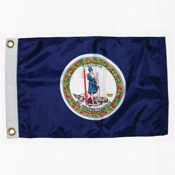 Taylor Made Virginia State Flag, 12" X 18