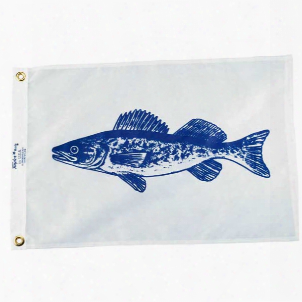 Taylor Made Walleye Fish Flag, 12" X 18