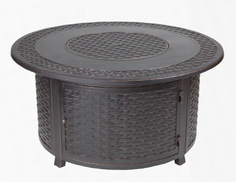 62195 Bellante Woven Cast Aluminum Lpg Fire