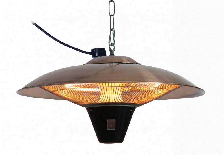 62222 Gunnison Brushed Copper Colored Hanging Halogen Patio