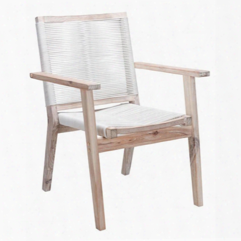 703851 South Port Dining Chair White Wash &