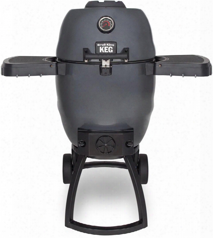 911470 Keg 5000 Charcoal Grill With 480 Sq. Niches Cooking Surface Cast Iron Cooking Grate 2 Removable Side Shelves And Wheel Base Trailer Hitch Adaptable