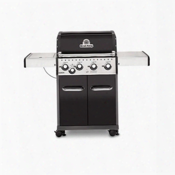 922167 24" Baron 440 Series With 4 Burner 644 Sq. In. Cooking Space 40000 Btu Main Burner And 10000 Btu Side Burner In