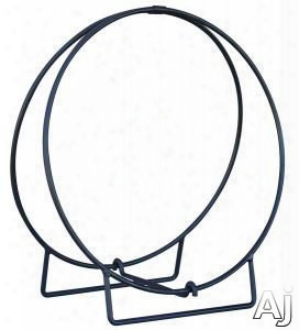 Blue Rhino W1890 24 Inch Black Log Hoop With 1/2 Inch Solid Stock Construction