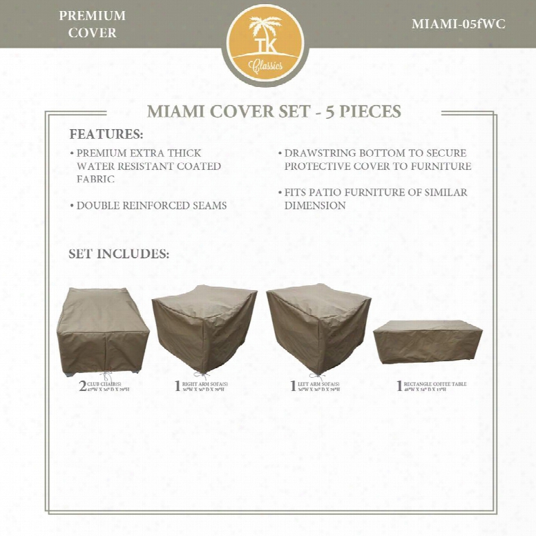 Miami-05fwc Protective Cover Set For Miami-05f Patio