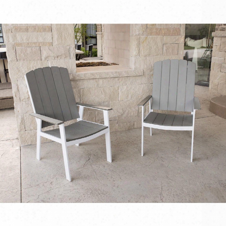 Ocst2chwg Coastal Outdoor Dining Chairs Set Of 2 In