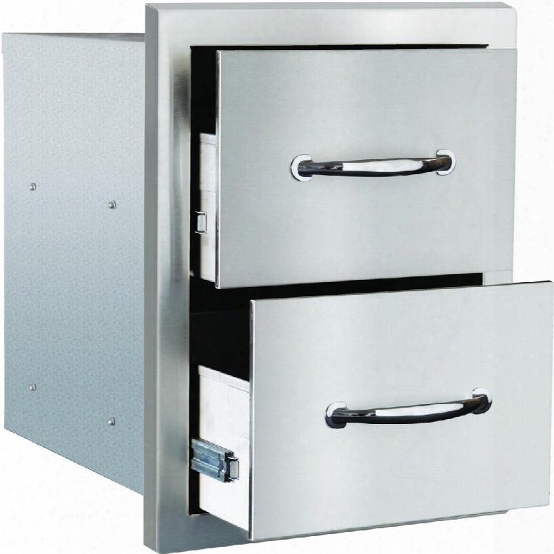 Ssdr2m Masonry Double Drawer In Stainless