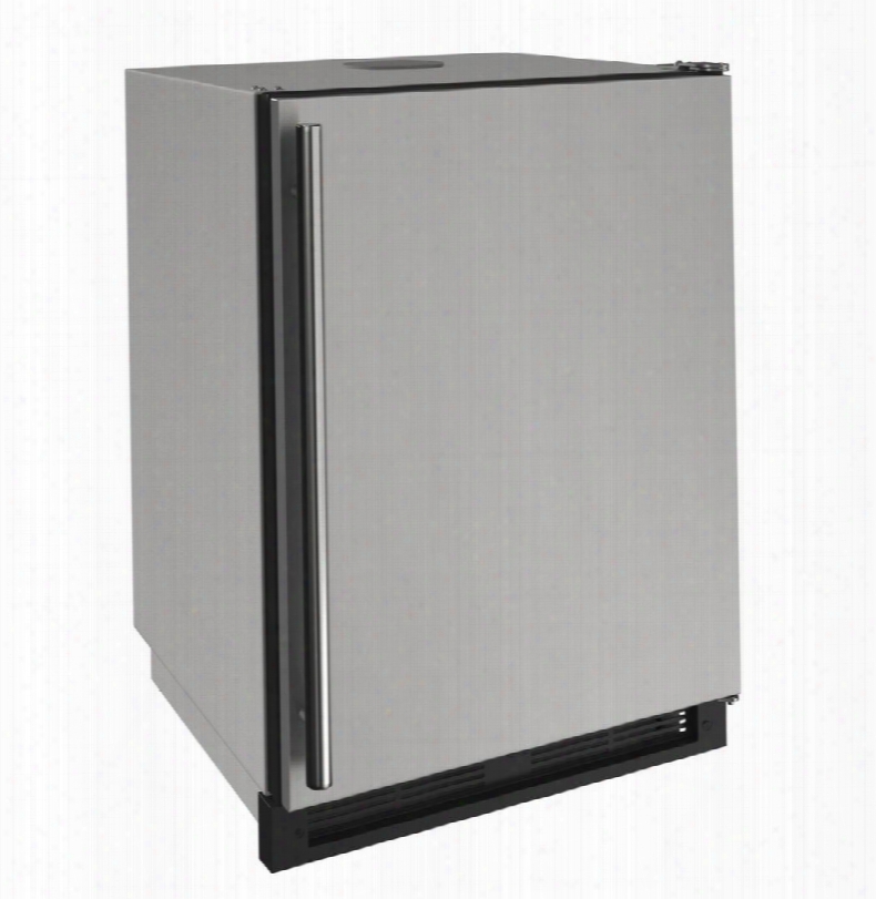 U1224kegrsod00a 24" 1000 Series Outdoor Keg Refrigerator With 5.6 Cu. Ft. Capacity Convection Cooling System Stainless Steel Cabinet And 2 Wire Shelves In