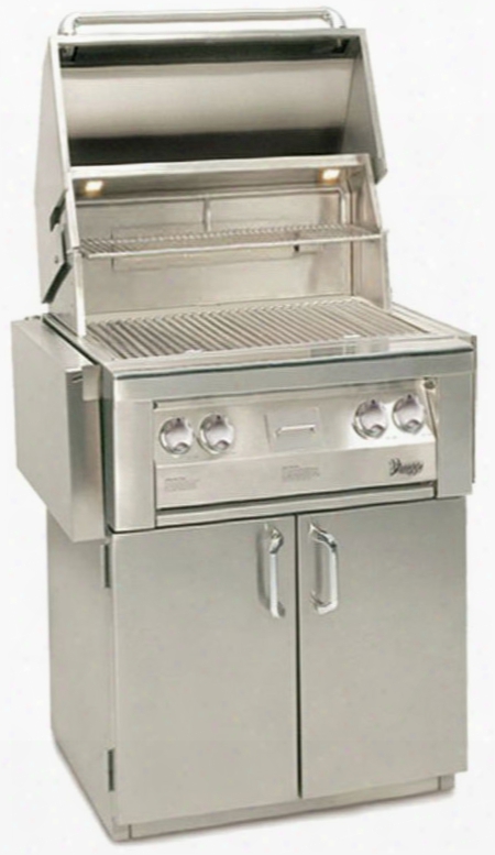 Vintage Vbq30g 30 Inch Built-in Gas Grill With 542 Sq. In. Cooking Surface, 77,000 Total Btus, Smoker Burner, Rotisserie, Electronic Ignition, Drip Tray And Halogen Lighting