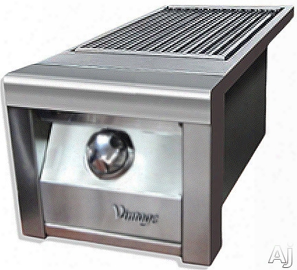 Vintage Vgsz 13 Inch Side Sear Burner With 27,500 Btu Ceramic Intrared Burner, 9v Ignition, Stainlesss Steel U-grates, Natural Gas With Lp Conversion Kit