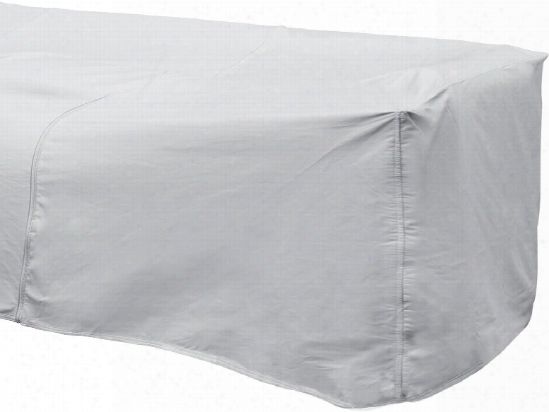 1254 32" X 40" Outdoor Sectional Right Arm Cover With Uv Treated Water Resistant Soft Fleece Polypropylene Backing And Heavy Duty Vinyl Fabric In Grey