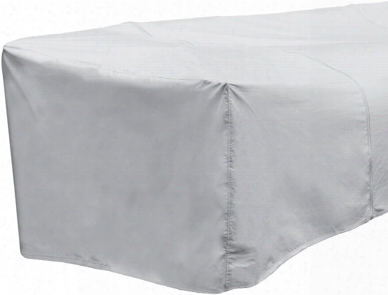 1256 32" X 40" Outdoor Sectional Left Arm Cover With Uv Treated Water Resistant Soft Fleece Polypropylene Backing And Heavy Duty Vinyl Fabric In Grey