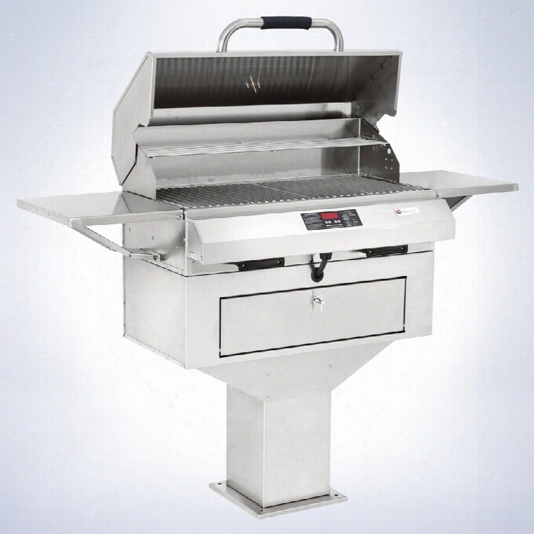 4400ec336pb24 4400 Series 24" Grill With 336 Sq. Inches Grilling Surface 18 Gauge Stainless Steel Construction Digital Controls Adjustable Temperature