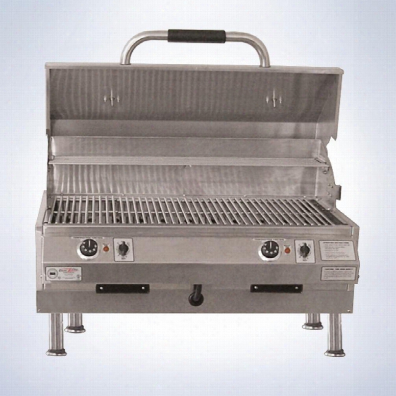 4400ec448ttd32 4400 Seriess 32" Table Top Grill With Dual Temperature Control 448 Sq. Inches Of Grilling Surface  18 Gauge Stainless Steel Digital Controls