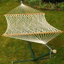 4968c 1132" Domestic 11 Foot Cotton Rope Hammock In