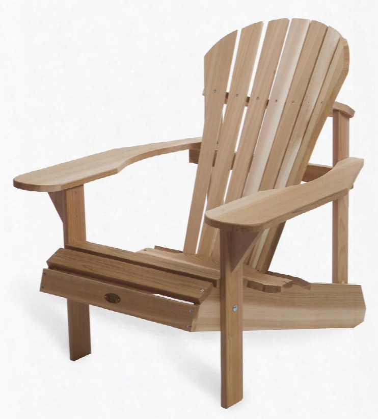 At20 21" Athena Adirondack Chair With Wide Seat Fully Curved Back And Oversized Arm