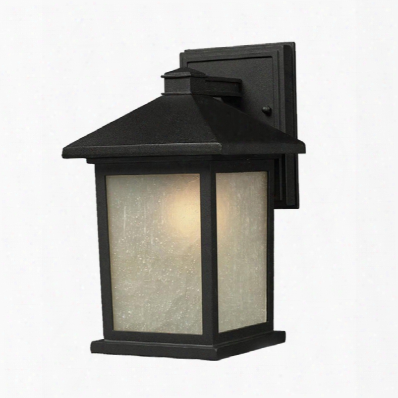 Holbrook 507m-bk 8" Outdoor Wall Light Contemporary Urbanhave Aluminum Frame With Black Finish In White